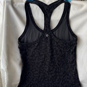 lululemon athletica Black Patterned Tank Top